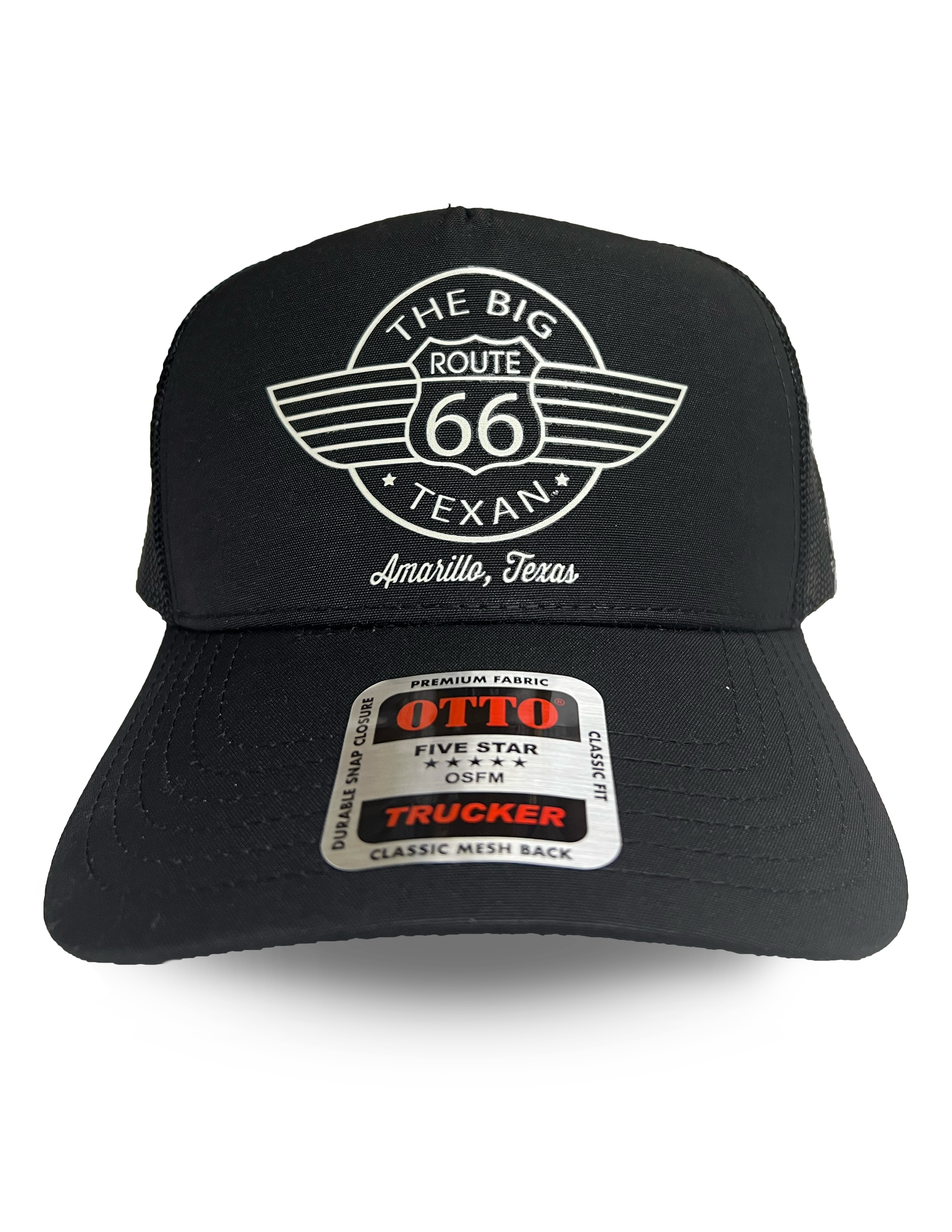 Big Texan Route 66 Mesh Snapback Hat – Black – The Big Texan Big Texan Route 66 Mesh Snapback Hat – Black – The Big Texan
